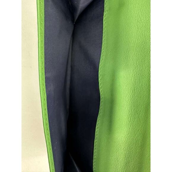 Coach Vintage Green Leather Turnlock Wallet - Picture 7 of 10